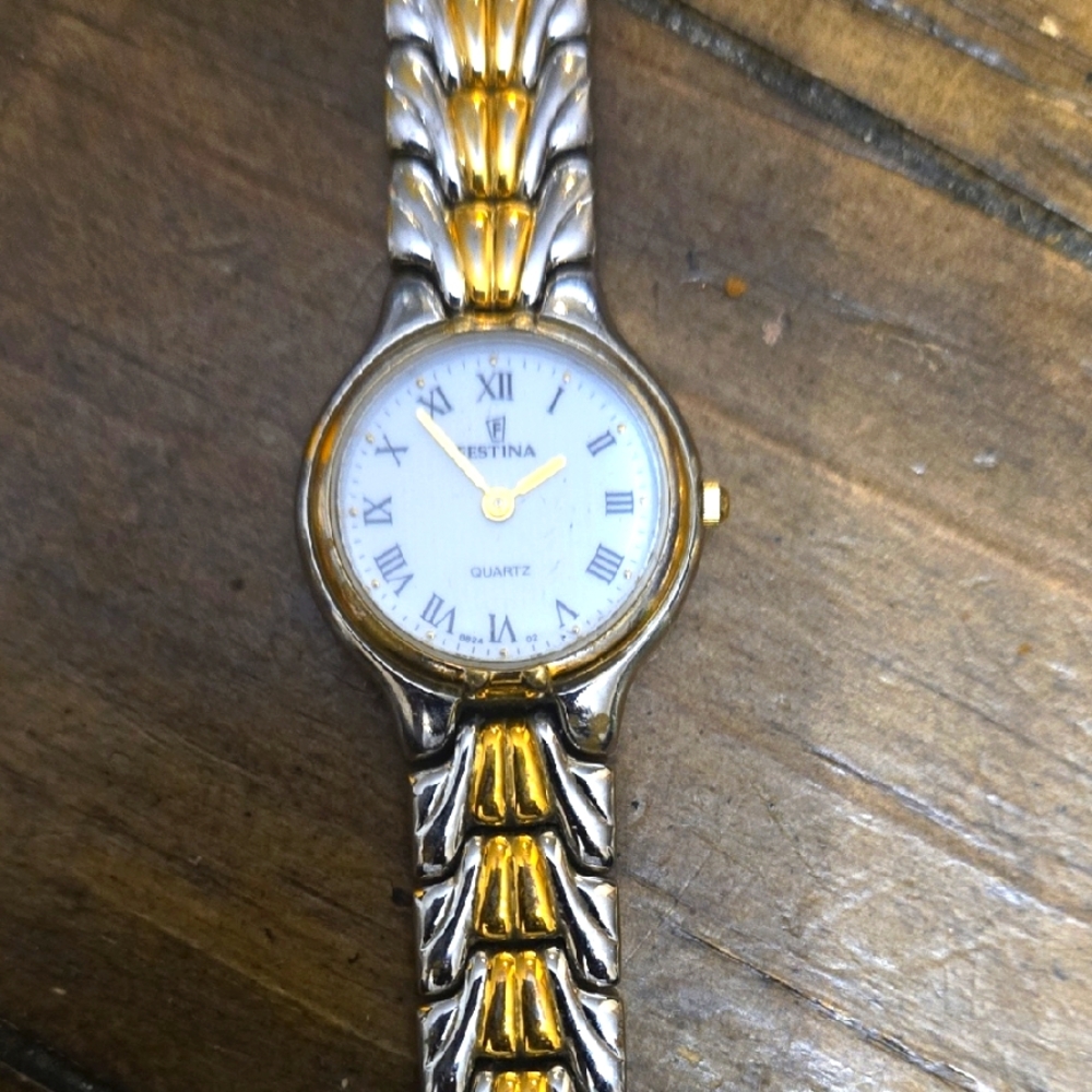 Festina Women's Gold and Silver Watch